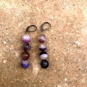 Earrings - Real gemstone - agathe